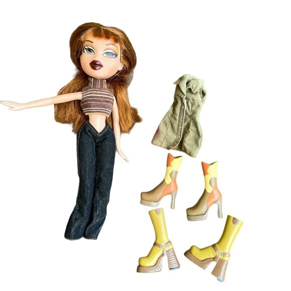 Bratz Xpress It Meygan Doll Vintage 2001 Shoes Clothes MGA Entertainment READ - Picture 8 of 13